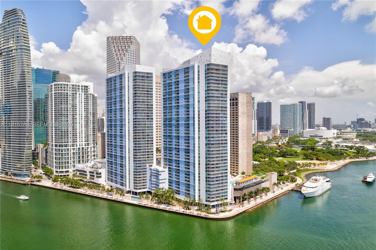 One Miami Unit 1209 condo rented at 335 S Biscayne Blvd # 1209, Miami FL 33131