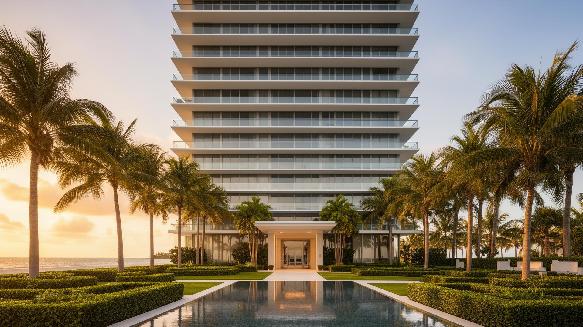 One Miami twin towers at the mouth of the Miami River, 325-335 S Biscayne Boulevard, Downtown Miami